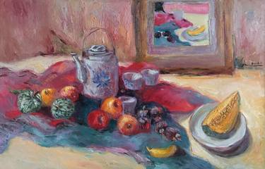 Original Impressionism Still Life Paintings by Dat Nguyen