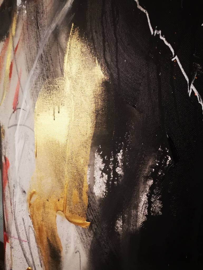 Original Street Art Abstract Painting by Beata  Woroniecka