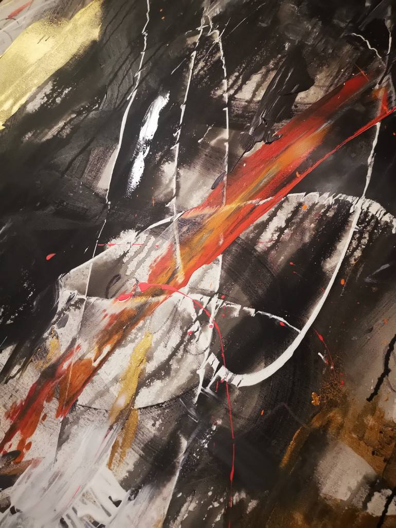 Original Street Art Abstract Painting by Beata  Woroniecka