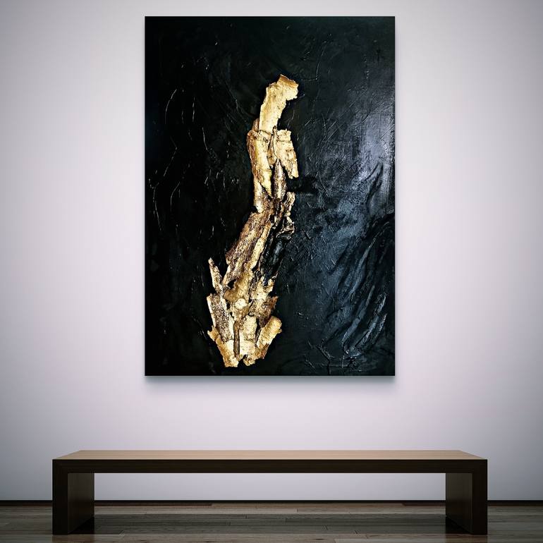 Original Art Deco Abstract Painting by Beata  Woroniecka