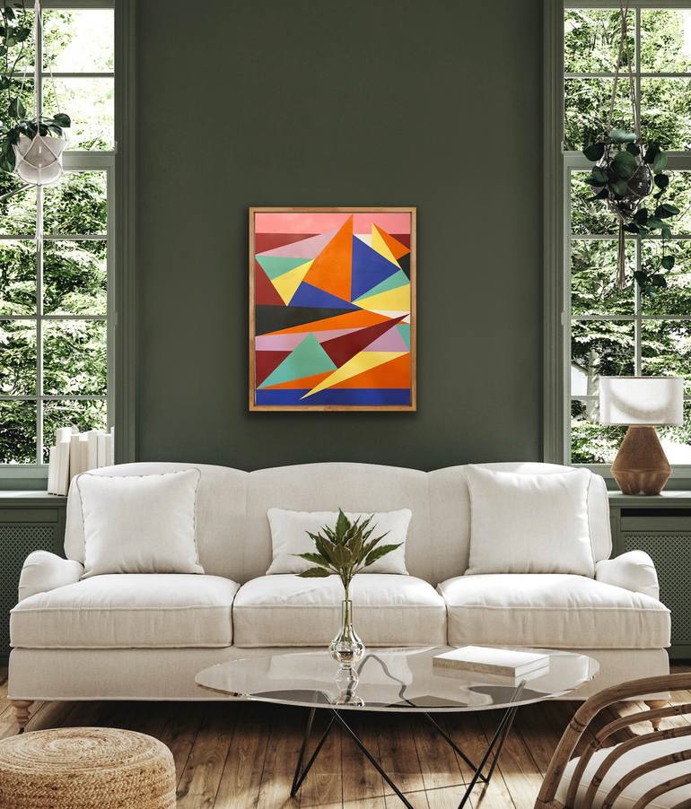 Original Expressionism Geometric Painting by Owen J Wiese