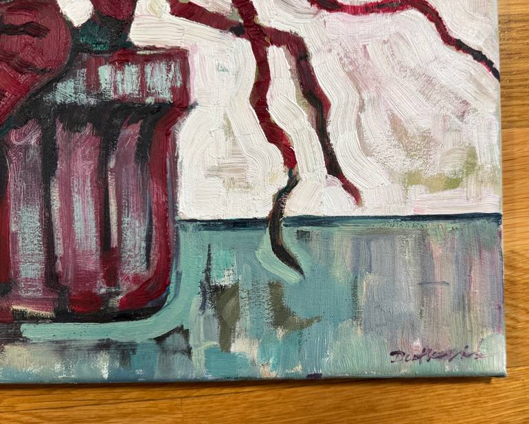 Original Expressionism Botanic Painting by Ekaterina Dutkevich