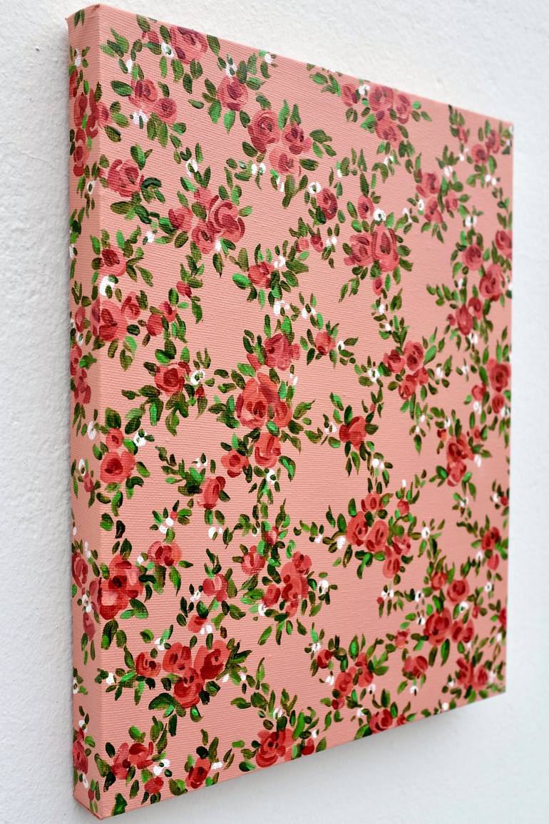 Original Floral Painting by Anett Deli