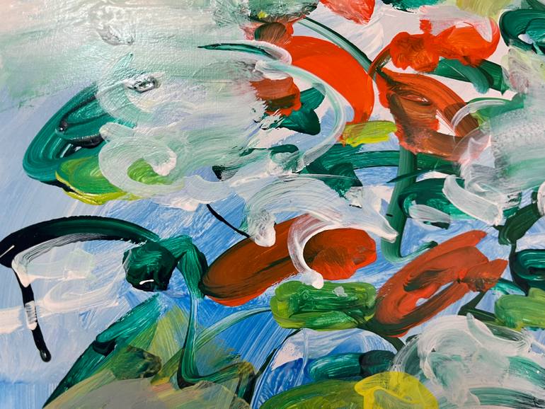 Original Abstract Nature Painting by Elly Cho