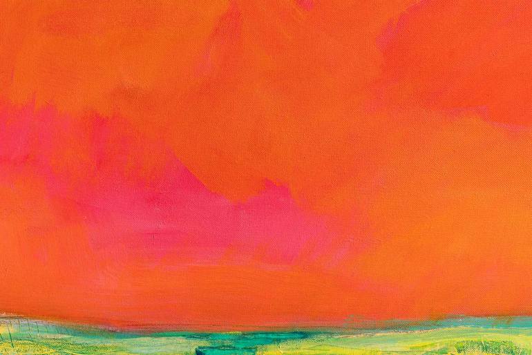 Original Abstract Landscape Painting by Soco Vara De Rey