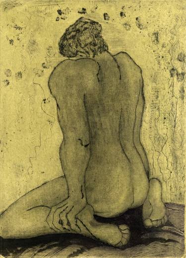 Print of Expressionism Nude Printmaking by Soco Vara De Rey