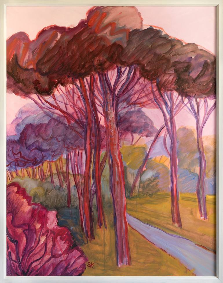 Original Expressionism Tree Painting by Soco Vara De Rey