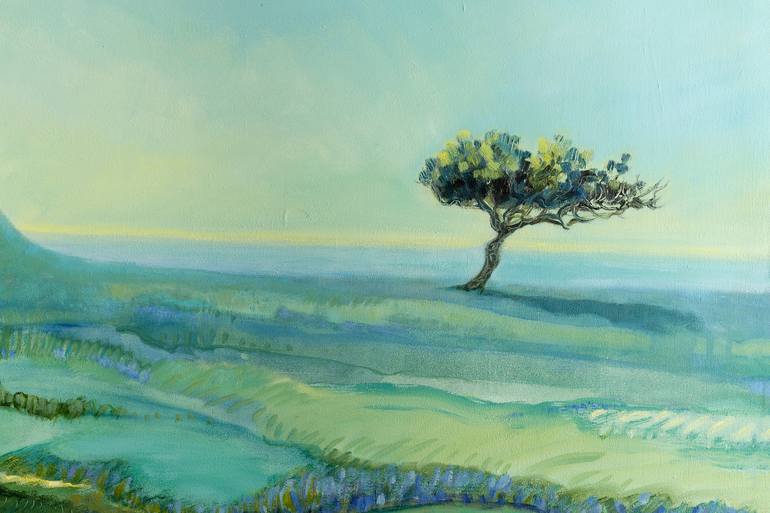 Original Expressionism Tree Painting by Soco Vara De Rey