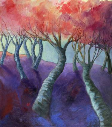 Original Tree Paintings by Soco Vara De Rey