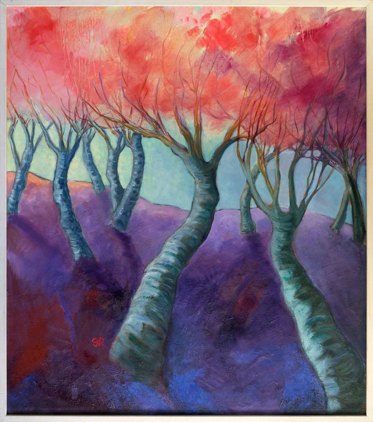 Original Tree Painting by Soco Vara De Rey