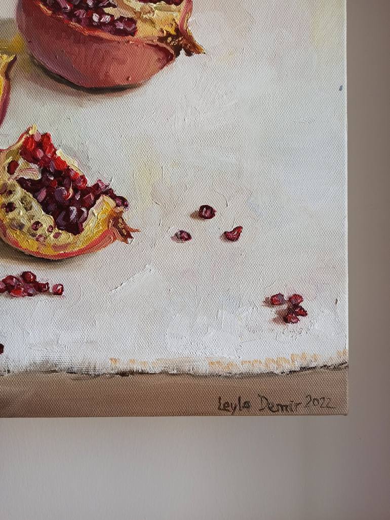 Original Still Life Painting by Leyla Demir