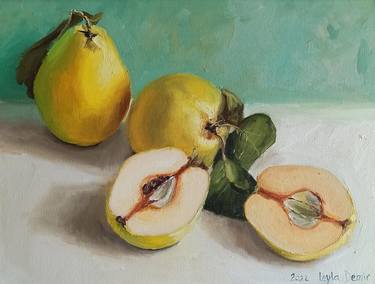 Original Impressionism Still Life Paintings by Leyla Demir