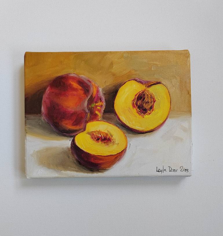 Original Minimalism Still Life Painting by Leyla Demir