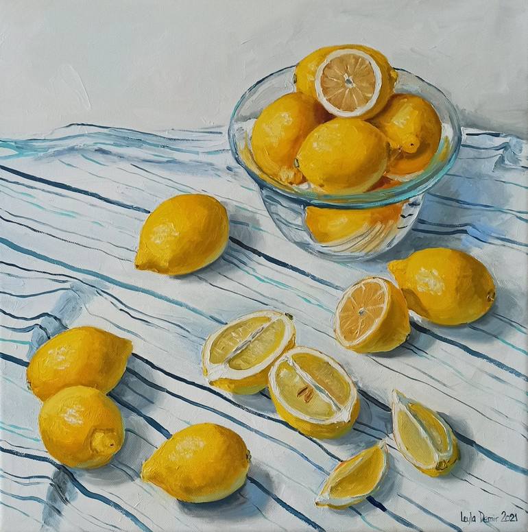 modern fruit paintings