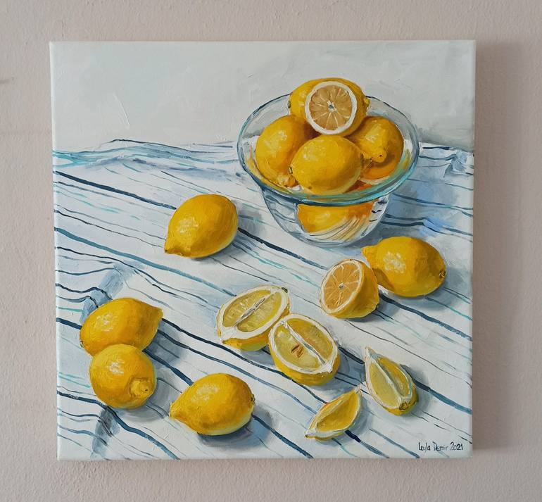 Original Still Life Painting by Leyla Demir