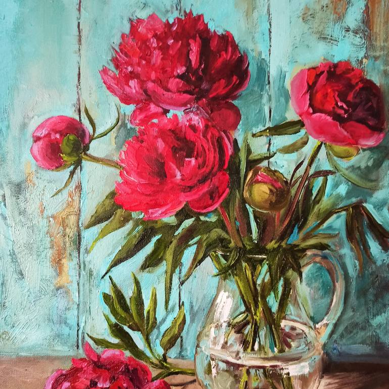 Original Still Life Painting by Leyla Demir