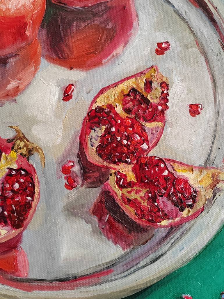 Original Conceptual Still Life Painting by Leyla Demir