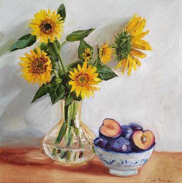 Sunflowers in a Vase thumb