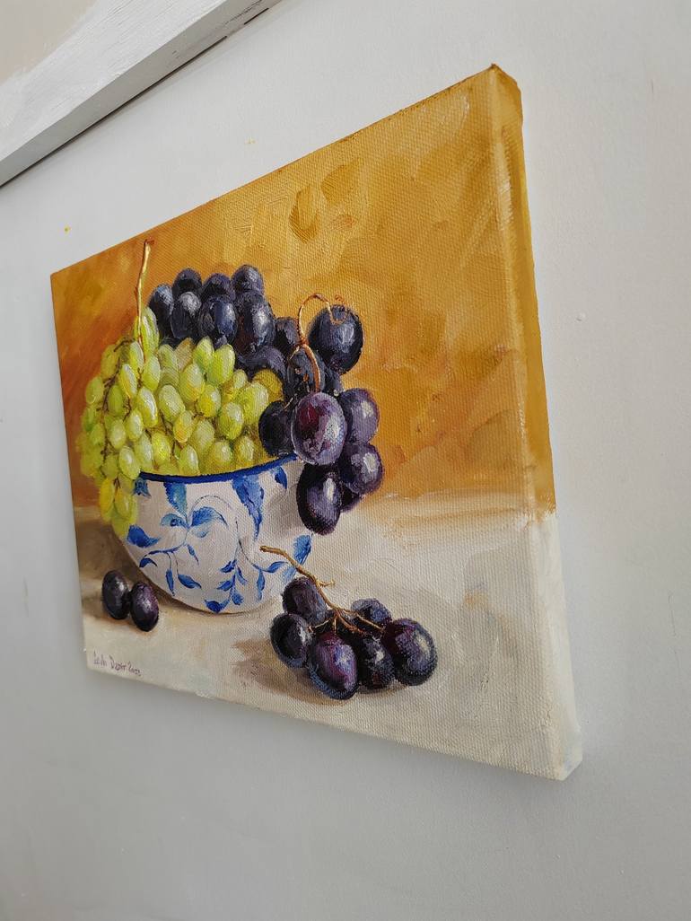 Original Impressionism Still Life Painting by Leyla Demir