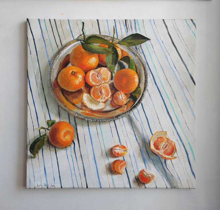 Original Food & Drink Painting by Leyla Demir