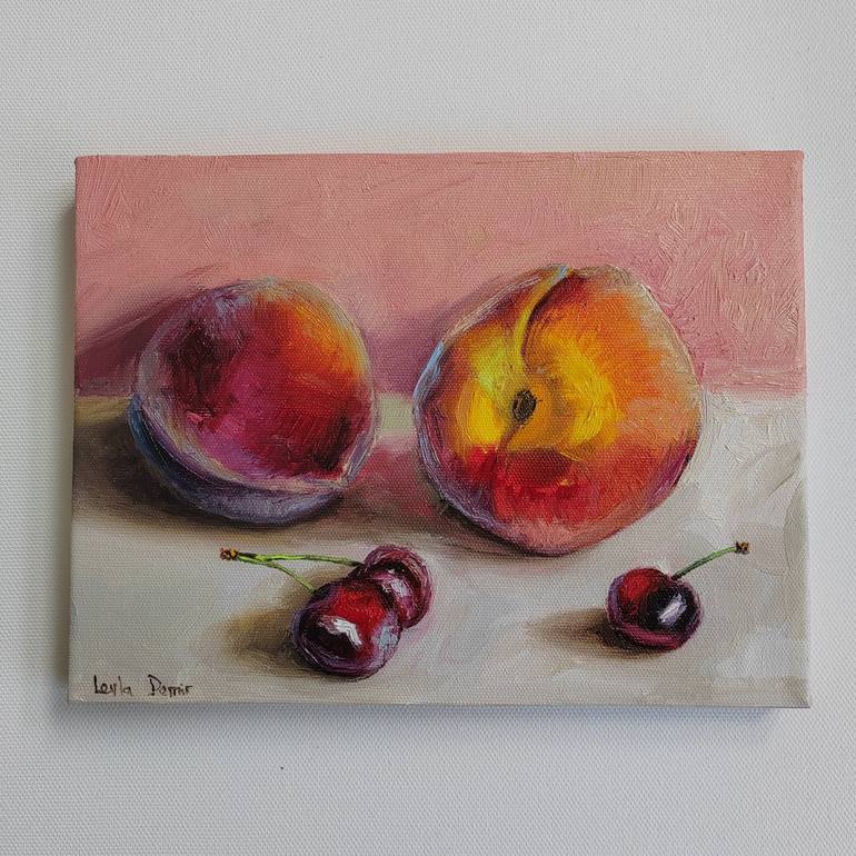 Original Minimalism Still Life Painting by Leyla Demir