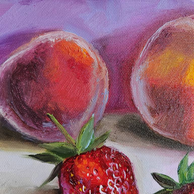Original Minimalism Still Life Painting by Leyla Demir