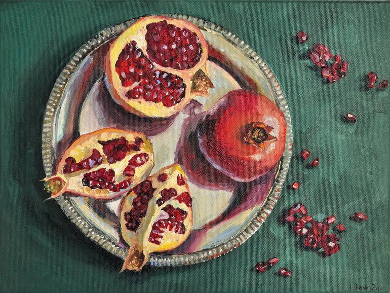 Print of Expressionism Still Life Paintings by Leyla Demir