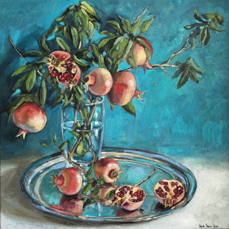 Original Conceptual Still Life Paintings by Leyla Demir