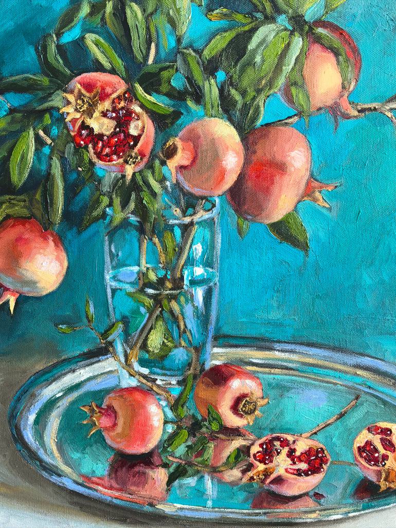 Original Conceptual Still Life Painting by Leyla Demir