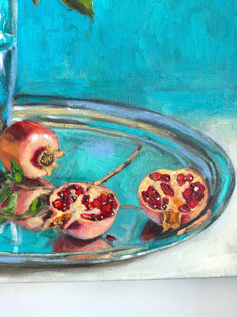 Original Conceptual Still Life Painting by Leyla Demir