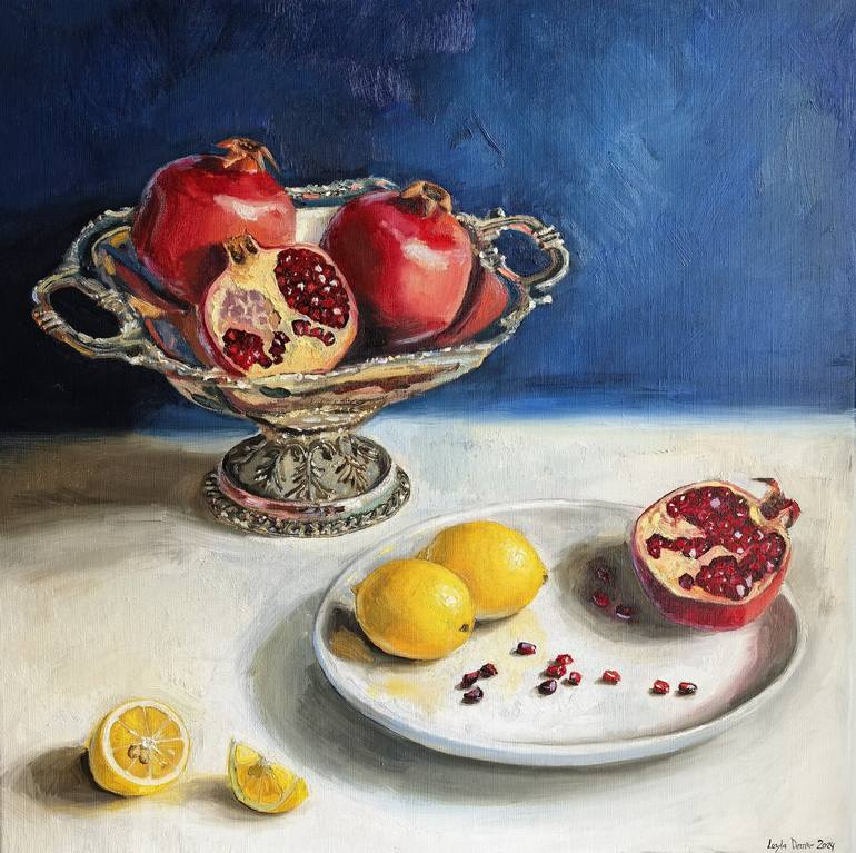 Original Conceptual Still Life Paintings by Leyla Demir