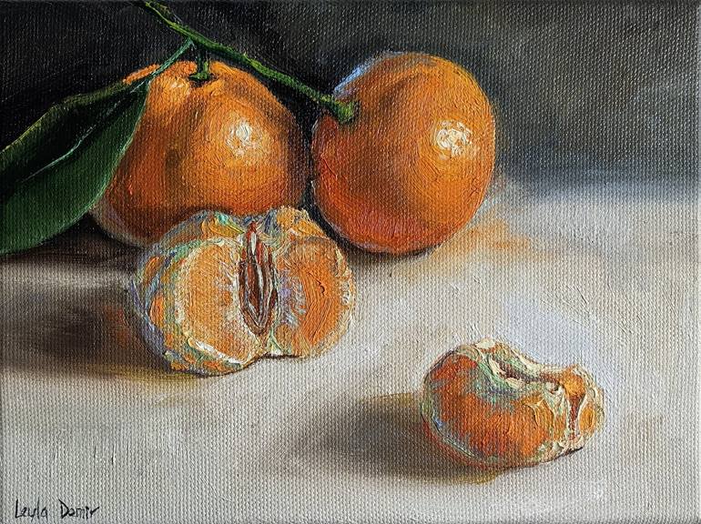 Original Minimalism Still Life Paintings by Leyla Demir