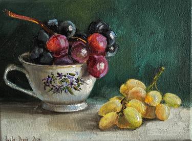 Original Impressionism Still Life Paintings by Leyla Demir