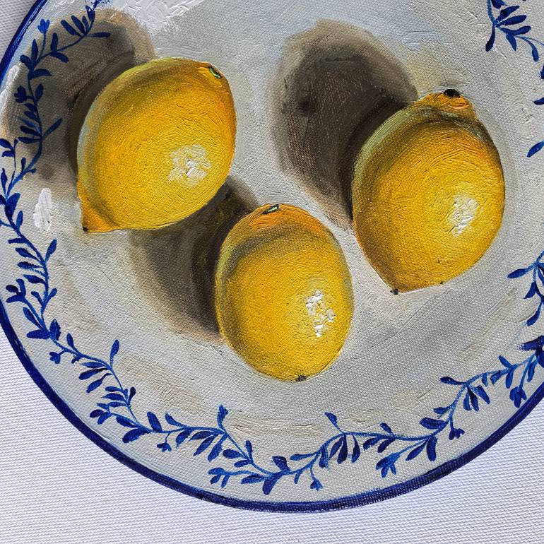 Original Minimalism Still Life Painting by Leyla Demir