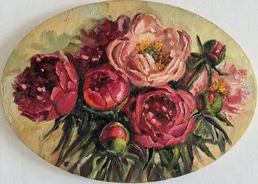 Original Impressionism Still Life Painting by Leyla Demir