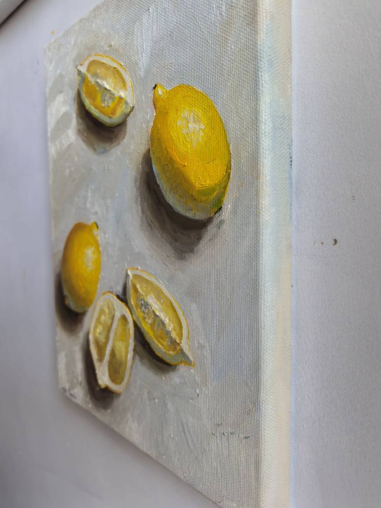 Original Minimalism Still Life Painting by Leyla Demir