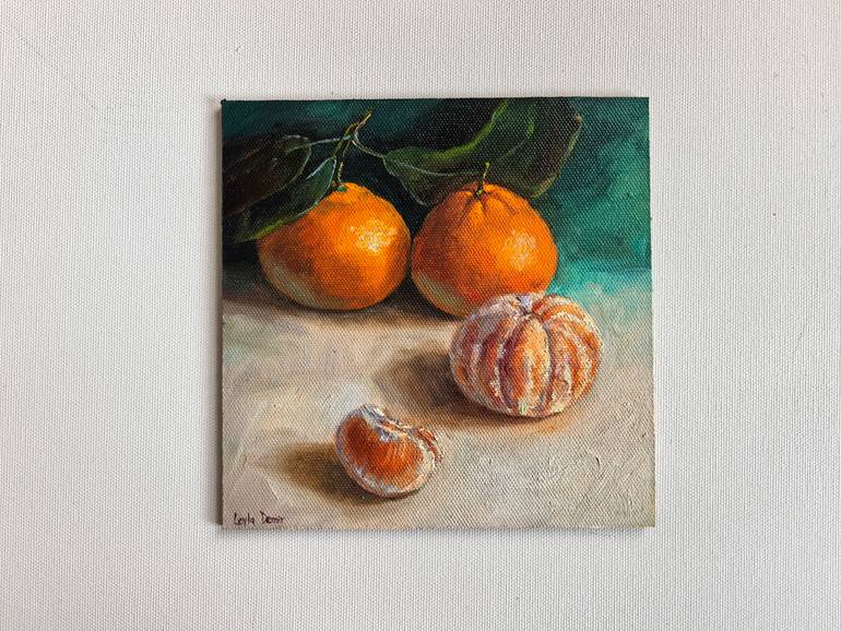 Original Minimalism Still Life Painting by Leyla Demir