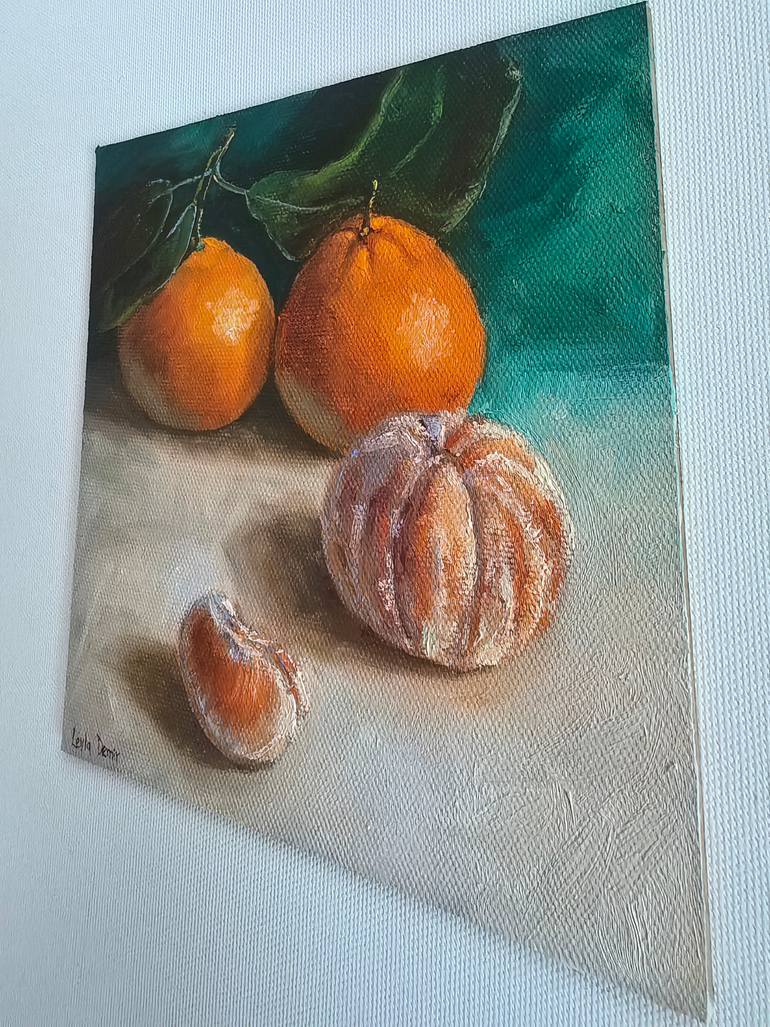 Original Minimalism Still Life Painting by Leyla Demir