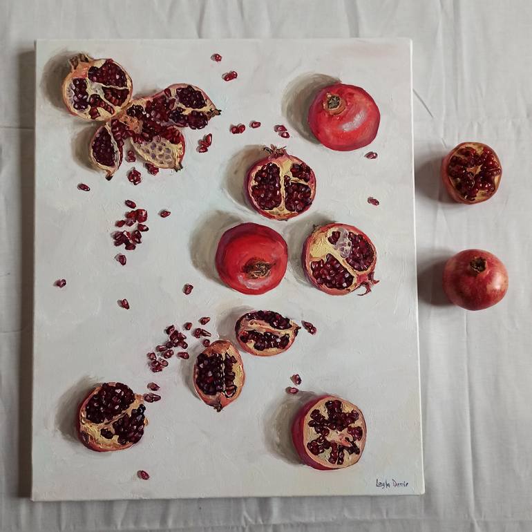 Original Still Life Painting by Leyla Demir