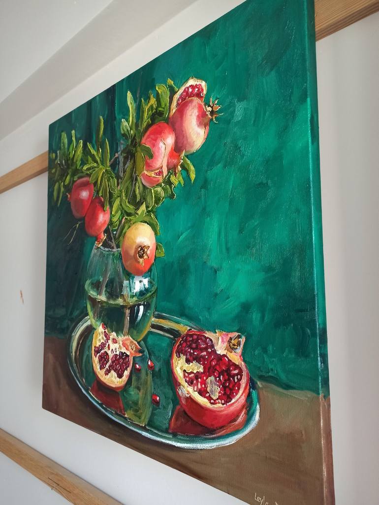 Original Still Life Painting by Leyla Demir