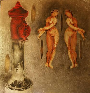 "Deux filles en admirant la bouche d'incendie"   Fairytale soldier thumb