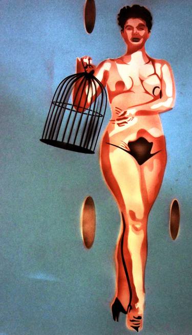 "Les femmes avec cage d'oiseau" thumb