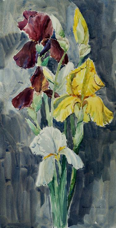Print of Impressionism Floral Paintings by Olena Glogoviak