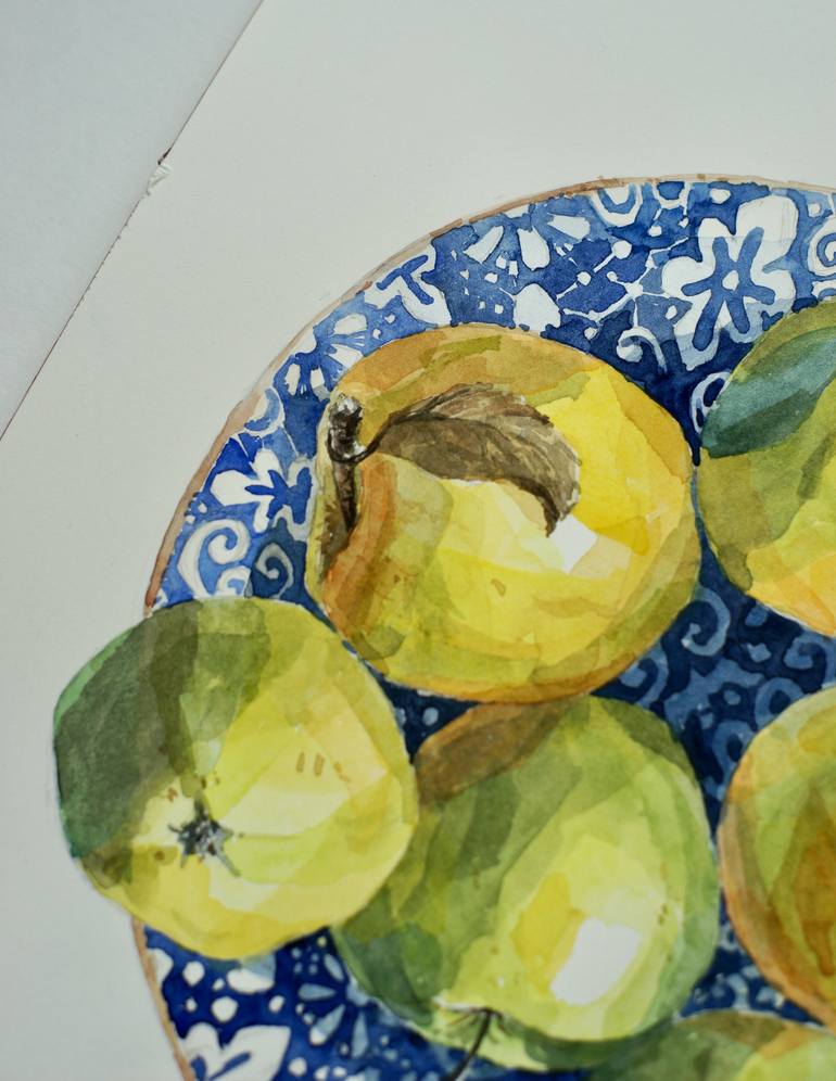Original Impressionism Still Life Painting by Olena Glogoviak