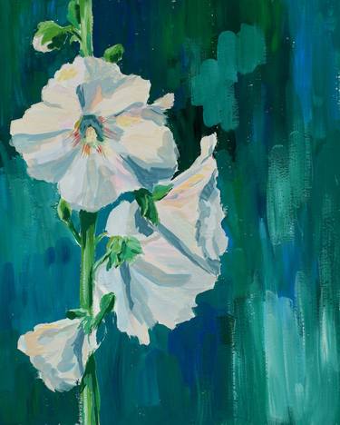Original Impressionism Floral Paintings by Olena Glogoviak