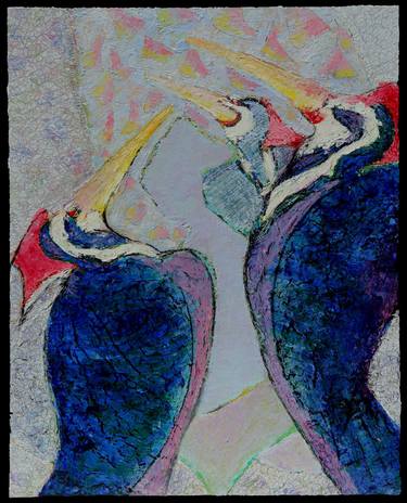 Original Abstract Animal Paintings by L Donelson