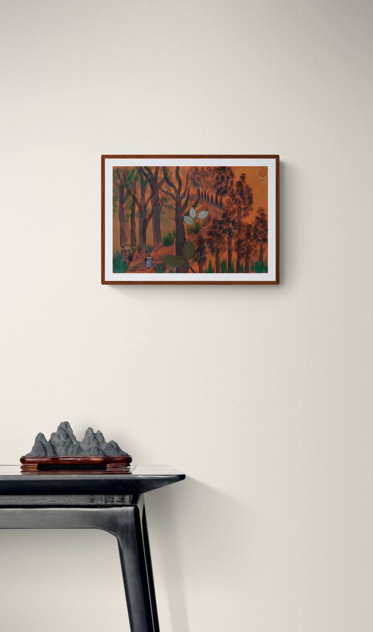 Original Expressionism Landscape Painting by Leo Chaher Rhomaei