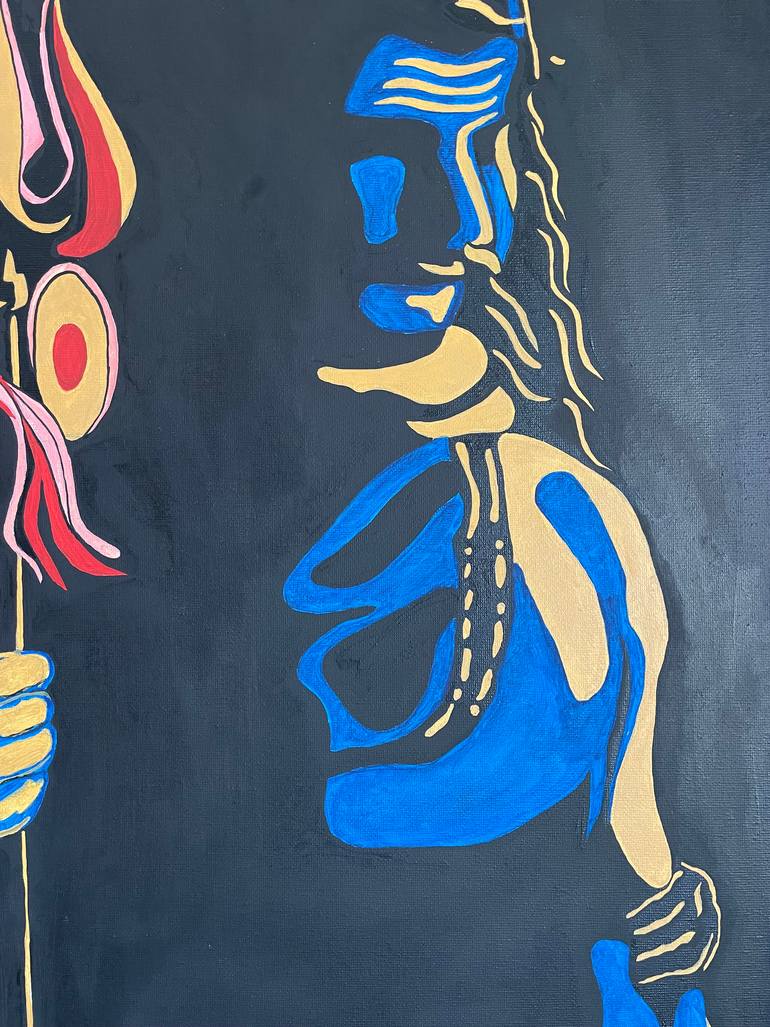 Original Conceptual Abstract Painting by Adarsh Padmanabhan