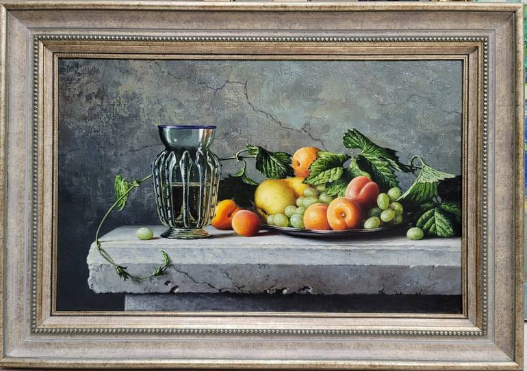 Original Realism Still Life Painting by Larisa Radevich