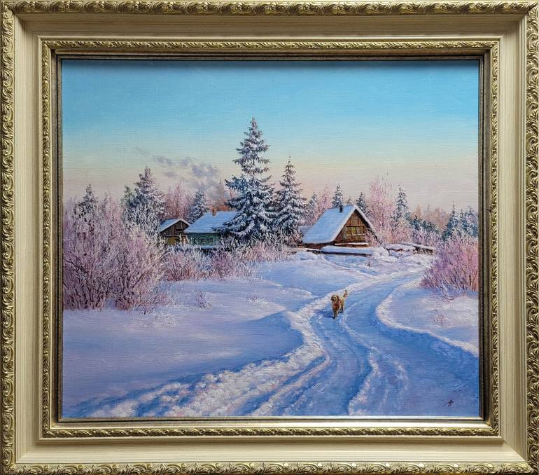 Original Realism Landscape Painting by Larisa Radevich